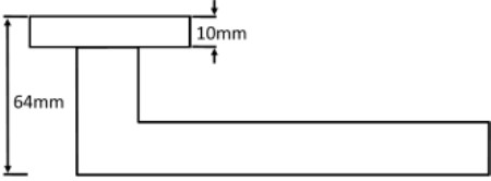 Mediterranean M125 Door Handle Dimensions